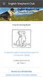 Mobile Screenshot of englishshepherd.org